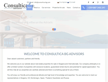 Tablet Screenshot of consultica-bg.com